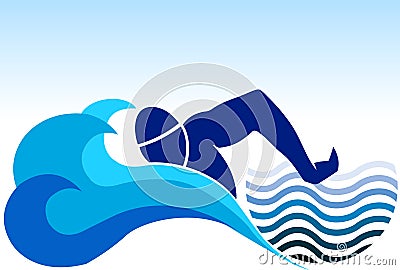 Swimming logo