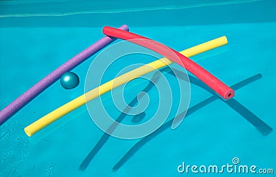 Swimming Pool with Floats