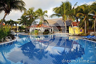 Swimming pool and hotel resort