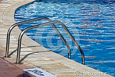 Swimming pool ladder