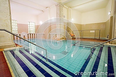 Swimming pool in the public baths