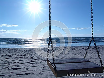 Swing on the beach