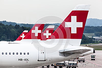 Swiss Air Airplanes