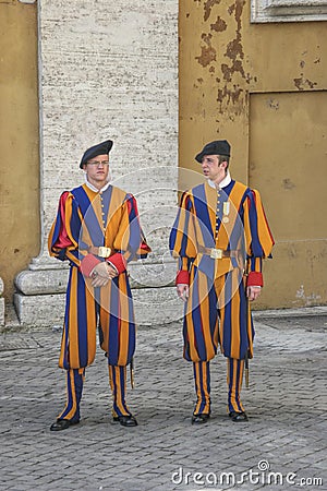 Swiss Guard,Vatican, Rome, Italy