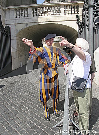 Swiss Guard,Vatican, Rome, Italy