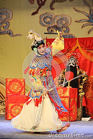 The sword dance-Beijing Opera: Farewell to my concubine