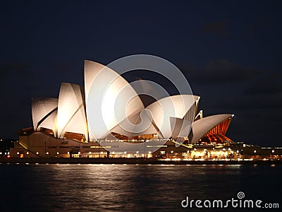 Sydney Opera House at night