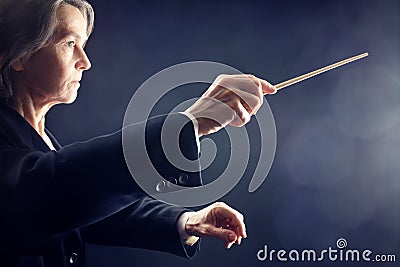 Symphony orchestra conductor