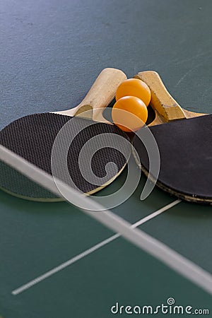 Table tennis bat and ball