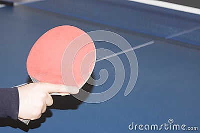 Table tennis and player