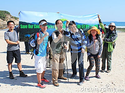 Tai Long Sai Wan hiking event in Hong Kong