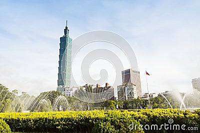 Taipei 101 city view in Taiwan