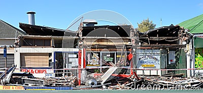 Take-away Hell, Christchurch Earthquake Damage