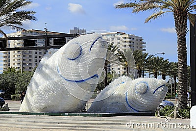 A Tale of Two Fish Sculptures