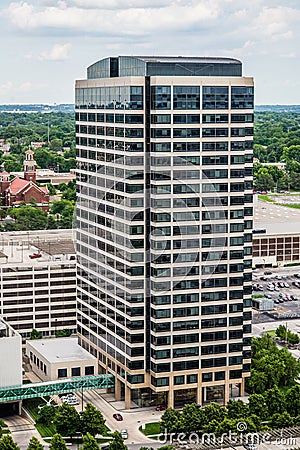 Tall building in downtown Kansas City Missouri