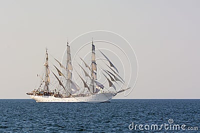 Tall ship Christian Radich sailing