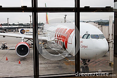 TAM Aircraft in Guarulhos Airport