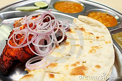 Tandoori Chicken And Naan Bread