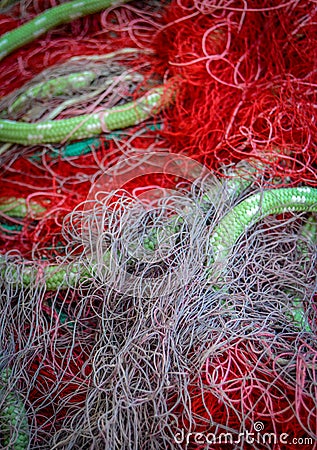 Tangle Of Fishing Nets