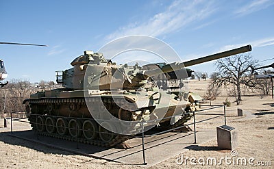 Tank at 45th museum in Oklahoma city