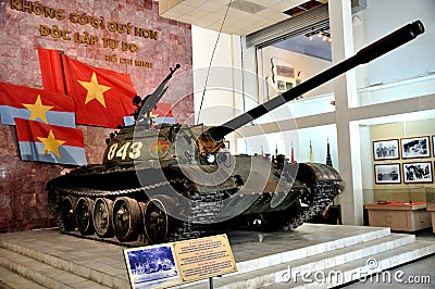 Tank in Vietnam Military History Museum