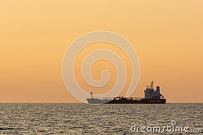 Tanker Crystal Pearl underway