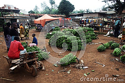 Tanzanian banana market