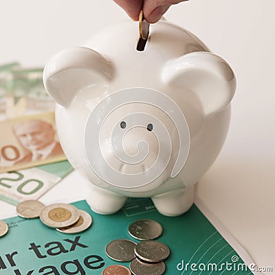 Taxes Canadian Money Royalty Free Stock Photos - Image: 22851738