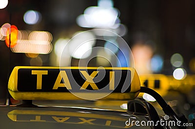 Taxi sign