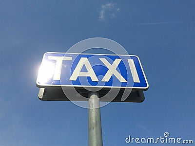 Taxi sign