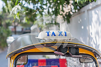 Taxi sign, Thailand