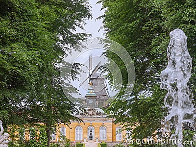 Tea house in Park Sanssouci in Potsdam