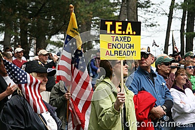 Tea Party Express Rally - Traverse City, MI