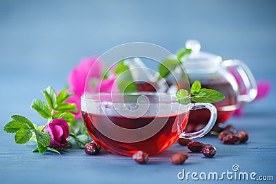 Tea with rose hips
