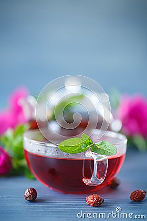 Tea with rose hips