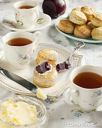 Tea time with scones