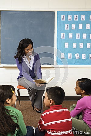 Teacher Reading to Students