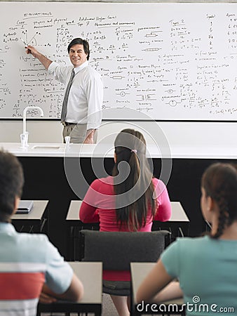 Teacher Teaching To Students In Class