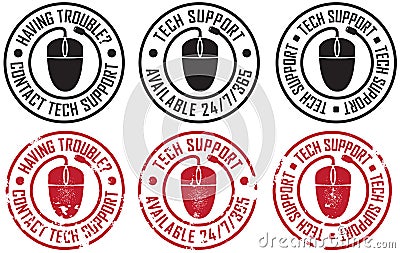 Tech Support Stamps