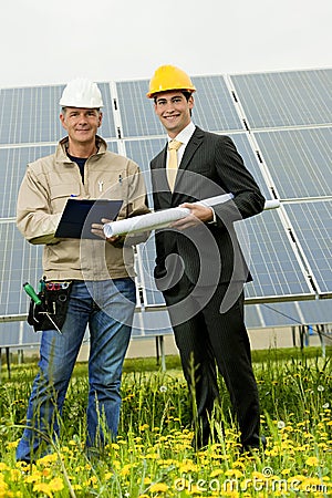 Technician and Engineer at Solar Power Station