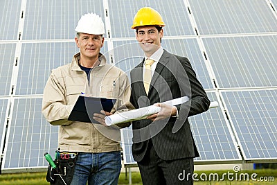 Technician and Engineer at Solar Power Station