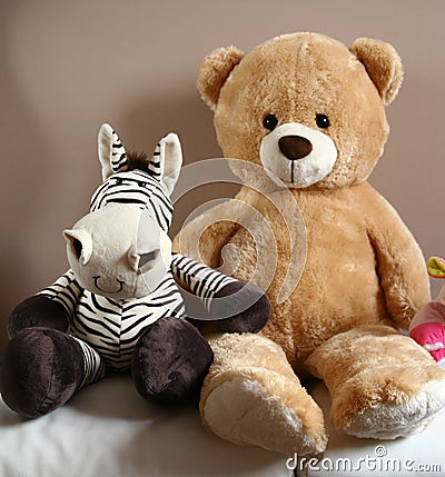 Teddy bear with friend