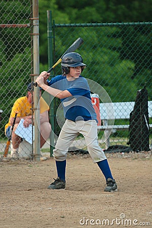 Teen Youth Baseball Batter
