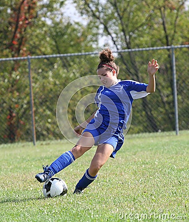 Teen Youth Soccer Action 23