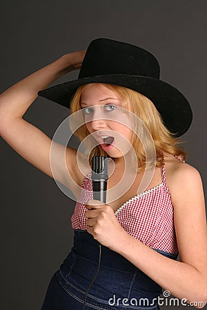 Teenage Country Western Singer