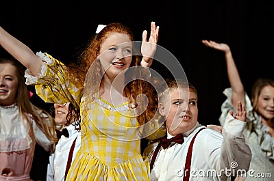 Teens in a School Play