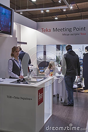 Teka kitchen equipment company booth