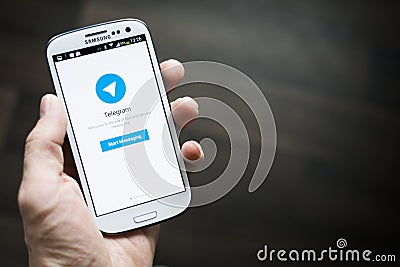 Telegram mobile application