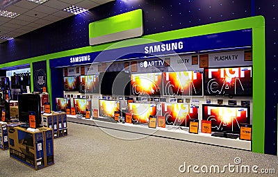 Television store