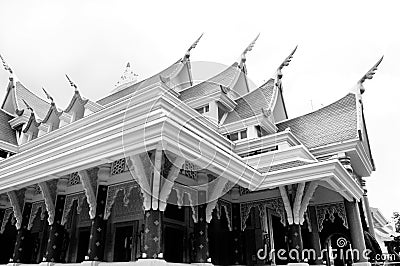 Temple Architecture monochrome